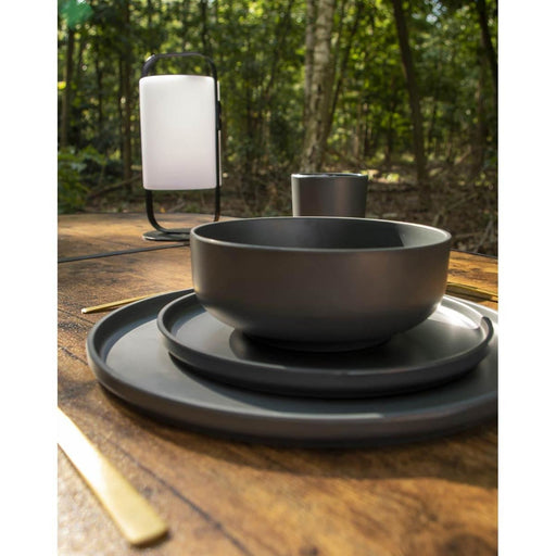Bo-Camp Industrial Collection Bowl Patom 4 Pieces Anthracite Bo-Camp - UK Camping And Leisure