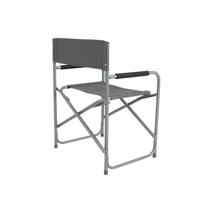 Bo-Camp Director's Chair Steel Grey Bo-Camp - UK Camping And Leisure