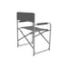 Bo-Camp Director's Chair Steel Grey Bo-Camp - UK Camping And Leisure