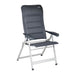Crespo Chair AL/237 Deluxe Dark Grey Crespo - UK Camping And Leisure