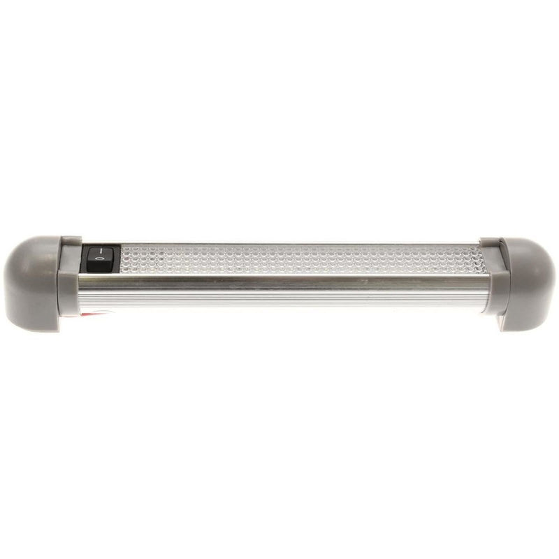 Twist 225 LED Silver Switched White Aten Lighting - UK Camping And Leisure