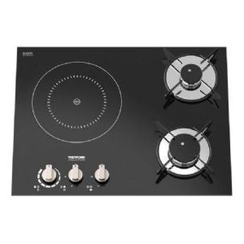 Hob Topline 981 Hybrid 12V Ign Black Glass SHB98199-SP UK Camping And Leisure - UK Camping And Leisure