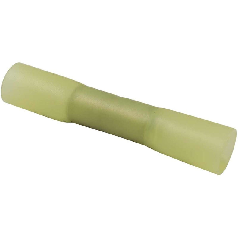AMC Yellow Heat Shrink Straight Connector Terminal (100 Pack) AMC - UK Camping And Leisure