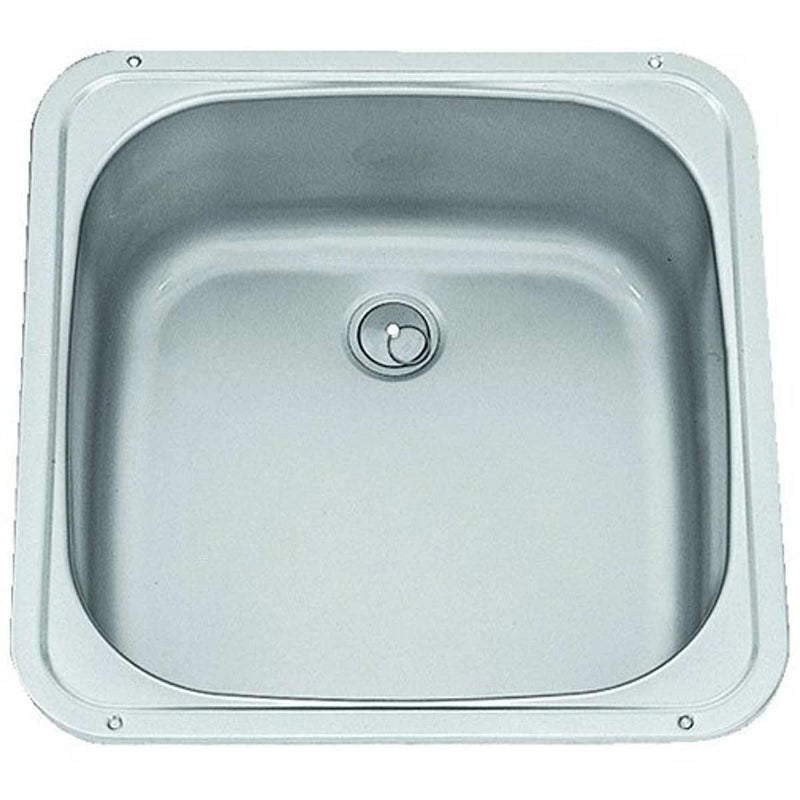 Dometic VA910 Stainless Steel Sink with Seal and Drain 370mm X 370mm Dometic - UK Camping And Leisure