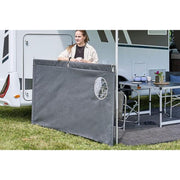 Isabella Windscreen 2 Sided Grey | breathable, lightweight