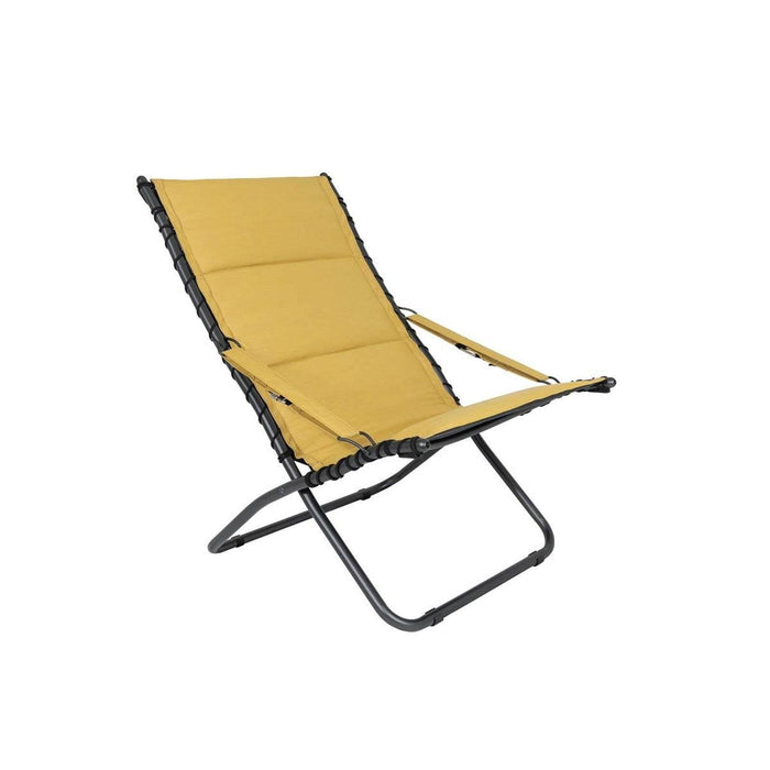 Crespo Lounger AP/262 Tex Comfort Yellow Crespo - UK Camping And Leisure