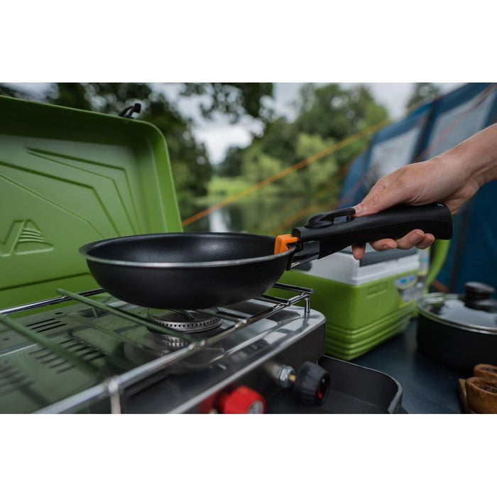 Vango Combi IR Camping Cooker Compact Two Burner Grill And Stove Piezo Vango - UK Camping And Leisure