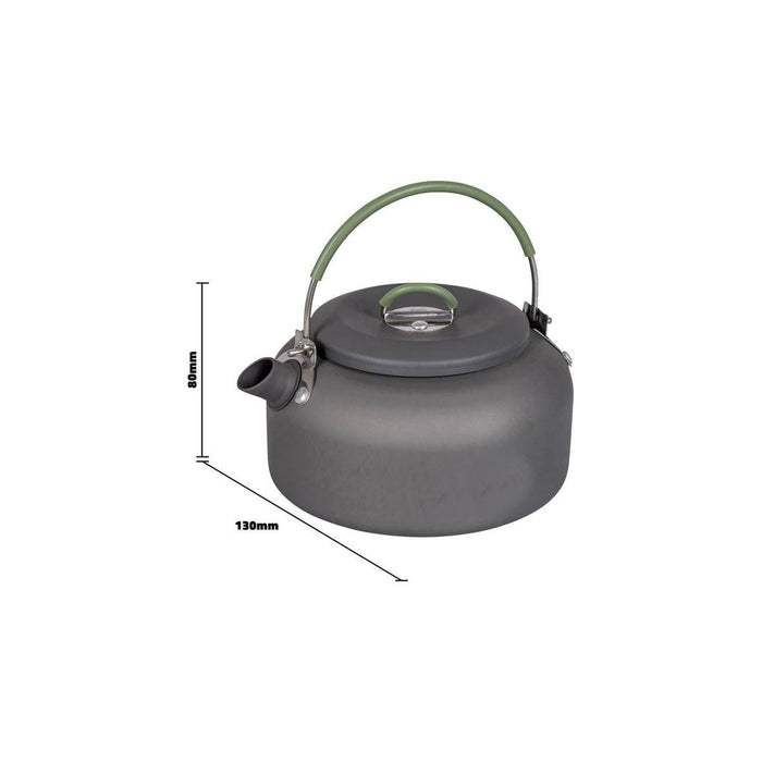 Bo-Camp Tea Kettle Explorer S Hard Anodized Aluminium 0.8L Bo-Camp - UK Camping And Leisure