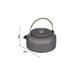 Bo-Camp Tea Kettle Explorer S Hard Anodized Aluminium 0.8L Bo-Camp - UK Camping And Leisure