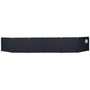 Isabella Windscreen 6 Sided Grey | breathable, lightweight