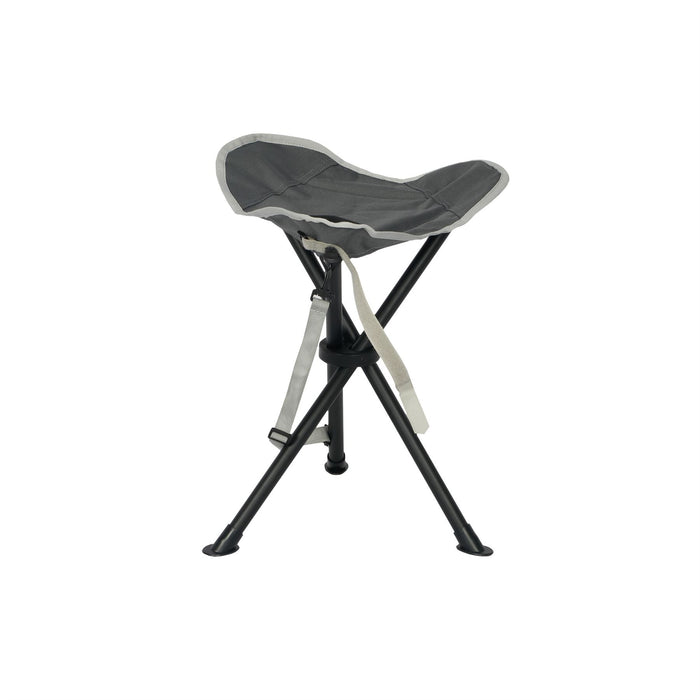 Quest Autograph Devon Stool Foot Rest (Black Edition) Quest - UK Camping And Leisure