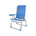 Crespo Beach Chair AL/206 Blue Crespo - UK Camping And Leisure