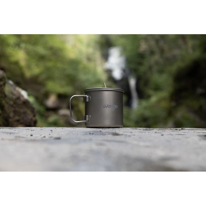 Vango Titanium Single Walled 350ml Mug Titanium Vango - UK Camping And Leisure