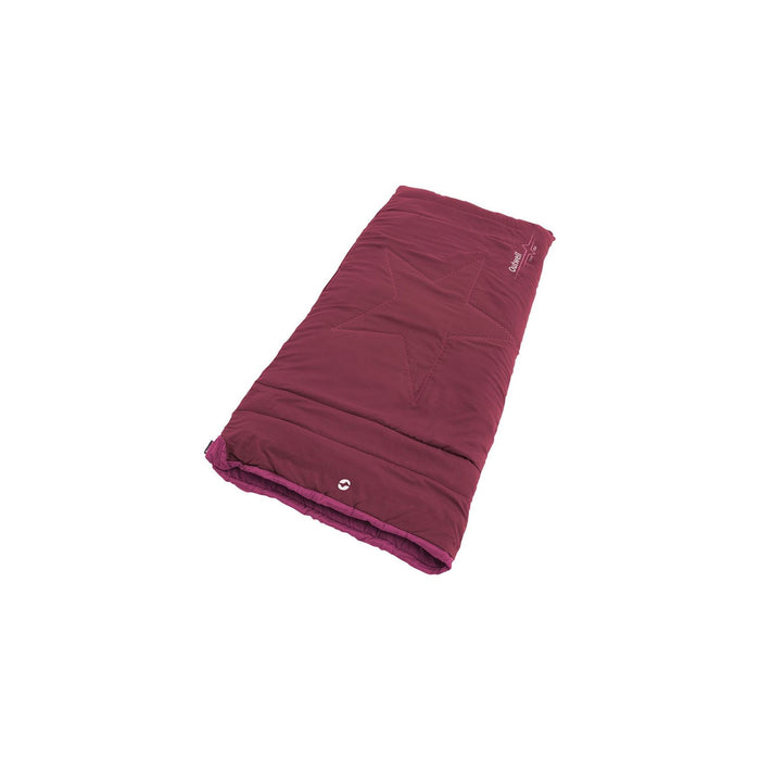 Outwell Champ Kids Deep Red Red Junior Sleeping Bag Outwell - UK Camping And Leisure