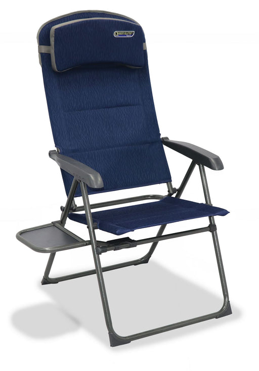 Quest Ragley Pro Recline Camping Caravan Chair with Side Table Quest - UK Camping And Leisure