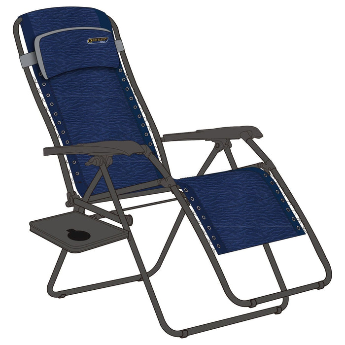 Ragley Pro Relax chair with side table F1303 Quest - UK Camping And Leisure