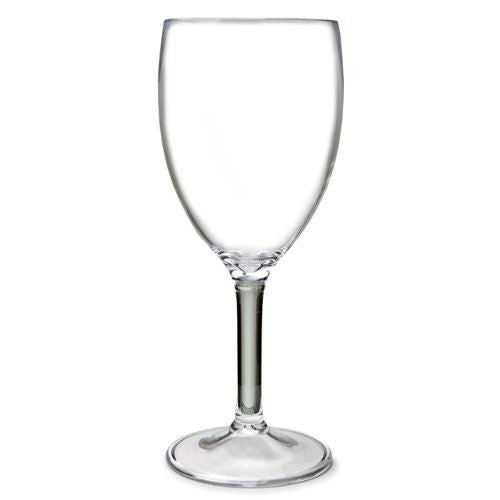 Wine Goblet Clear 10Oz 4Pk T0151CM Flamefield - UK Camping And Leisure