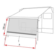 Fiamma Sun View XL 325 Front Panel: Transparent Front Panel for Sun Protection Fiamma - UK Camping And Leisure