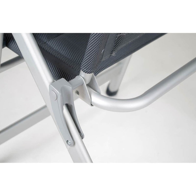 Crespo Chair AL/237 Deluxe Dark Grey Crespo - UK Camping And Leisure