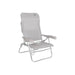 Crespo Beach Chair AL/223 Light Grey Crespo - UK Camping And Leisure