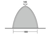 Outwell Free Standing inner L Inner Tent Black | shelter