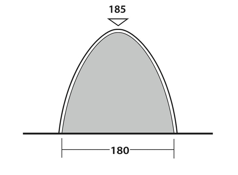 Outwell Free Standing inner L Inner Tent Black | shelter