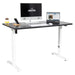 Dellonda Single Motor Adjustable-Height Electric Sit/Stand Desk - Black Desktop Dellonda - UK Camping And Leisure