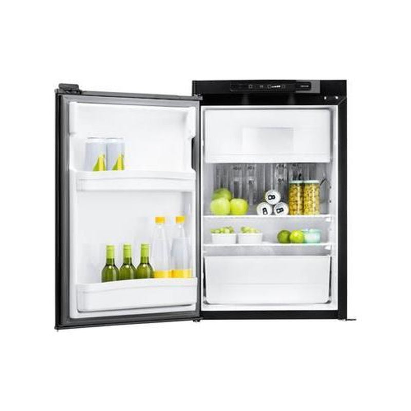 Thetford N4097E+ Absorption Refrigerator 96L w/ 11L Freezer Auto Energy Selection LED Control Panel Wheel Arch Model [Colour: Black] FRAMED VERSION Thetford - UK Camping And Leisure