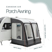 Leisurewize Traveller 260 Air Caravan Porch Awning - View 3