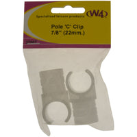MDS1203 W4 Pole C clip 7/8in 22mm pack of 2 37667