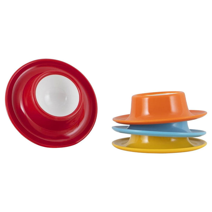 Gimex Colour Line Egg Cup Rainbow 4 Pieces Gimex - UK Camping And Leisure