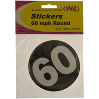 W4 60Mph Sticker 37110