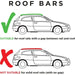 Summit Roof Bars fits Ford Tourneo Connect 2022-2025 MPV 5D w Raised Rails Summit - UK Camping And Leisure