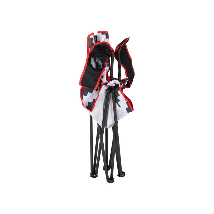 Bo-Camp Urban Collection Folding Chair Madison Black/White Bo-Camp - UK Camping And Leisure