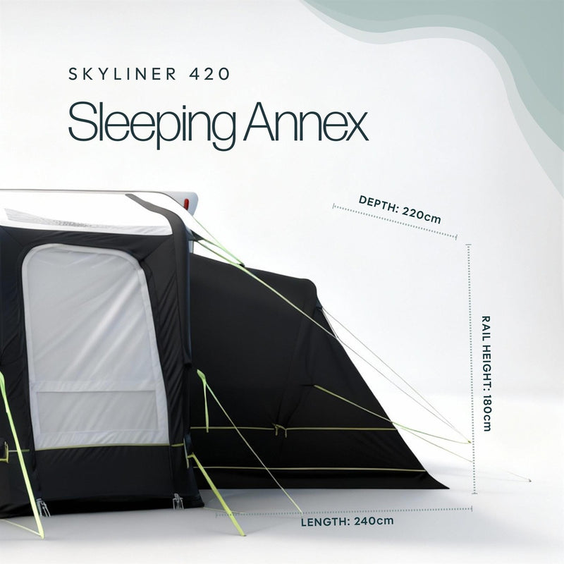 Leisurewize Skyliner 420 Inflatable Caravan Sleeping Annex - View 2