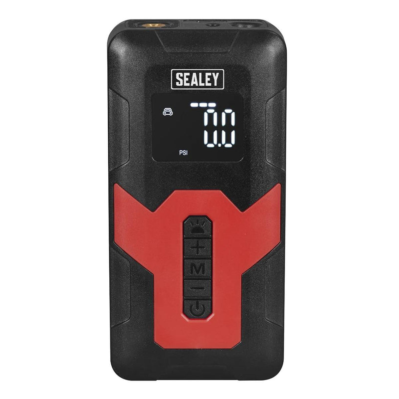 Sealey Tyre Inflator & Power Bank with Worklight Rechargeable 12v, CTI140 Sealey - UK Camping And Leisure