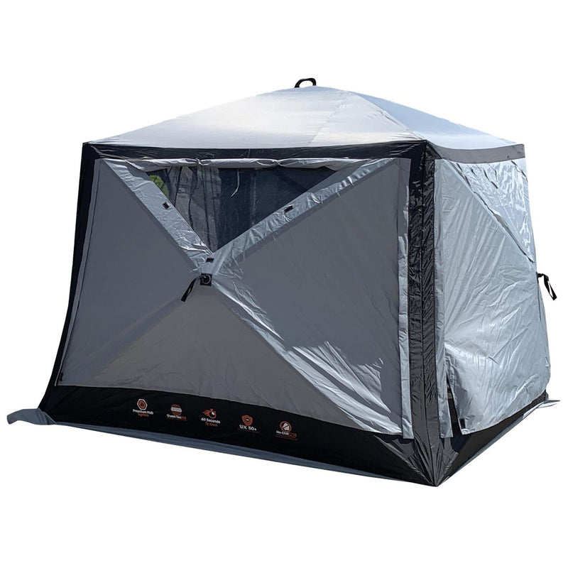 Quest Screen House 4 Pro pop up Gazebo (Grey) Quest Leisure - UK Camping And Leisure