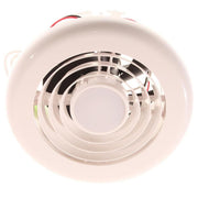 AG Extractor Fan and Light 12V White Chrome AG - UK Camping And Leisure