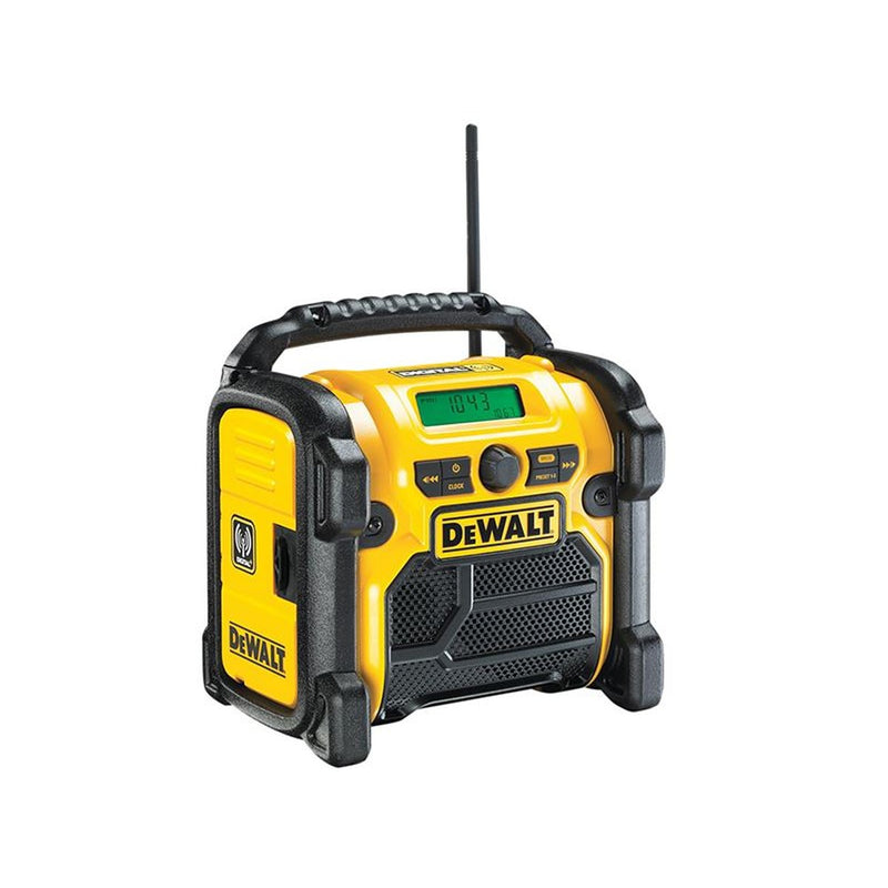 Dewalt Power Tools DCR020 DAB Digital Radio 240V & Li-ion Bare Unit DeWALT Power Tools - UK Camping And Leisure