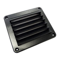 AAA Vent Black Plastic Louvre 5 1/2 x 4 7/8 for Caravan/Motorhome