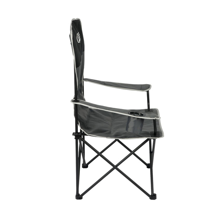 Quest Autograph Concert Folding Camping Chair (Black Edition) Quest - UK Camping And Leisure