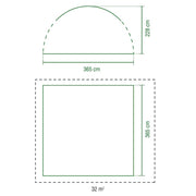 Coleman Event Dome 3.65M with 4 Screen Walls Gazebo Party Garden Shelter - View 5