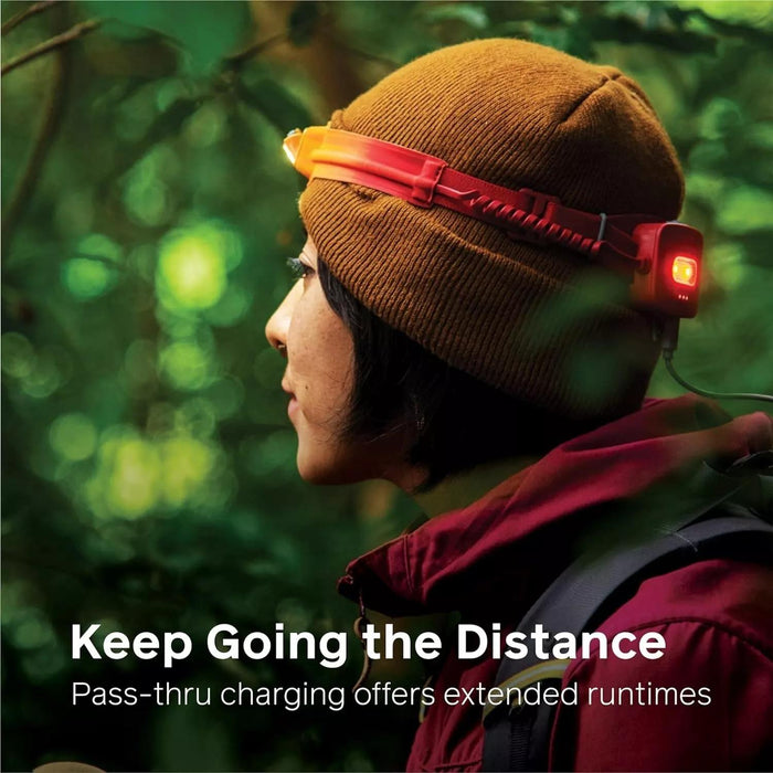 BioLite HPA0312 HeadLamp 425 USB-C Rechargeable 425 Lumens Ember Yellow Biolite - UK Camping And Leisure