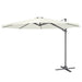 Dellonda Cantilever Parasol with 360 Rotation, Tilt & Cover 3m - Cream Dellonda - UK Camping And Leisure