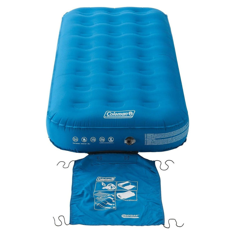Coleman Extra Durable Single Airbed Mattress Inflatable Guest Bed Camping Coleman - UK Camping And Leisure