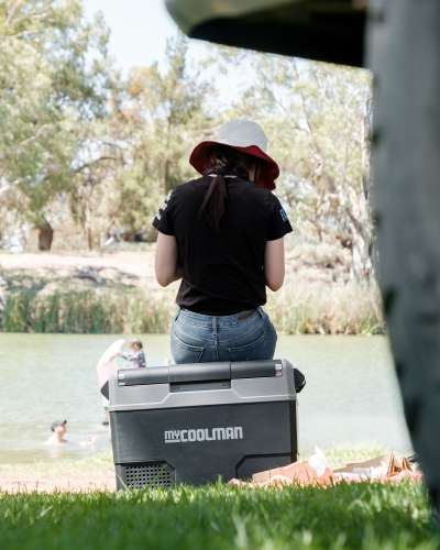 myCOOLMAN CEP47 47 L Portable Compressor Fridge/Freezer Single Zone 12/24V DC + 240V AC