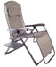 Quest Naples Pro Relax XL Camping Caravan Chair with Side Table Quest - UK Camping And Leisure
