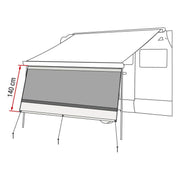 Fiamma Blocker 325 Front Panel Privacy Panel for Outdoor Use Fiamma - UK Camping And Leisure