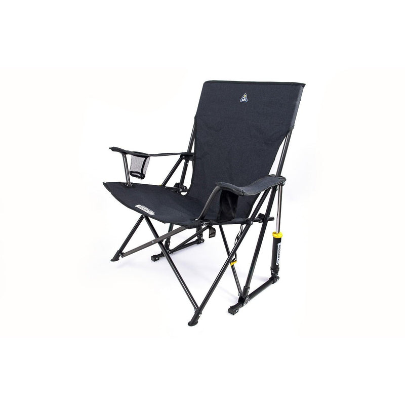GCI Outdoor Comfort Pro Rocker XL  Camping Rocking Chair - Heathered Charcoal - View 4