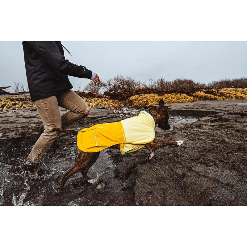 Ruffwear Sun Shower Dog Raincoat in Mineral Yellow (Medium) Ruffwear - UK Camping And Leisure